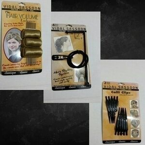 Vintage Vidal Sasoon Hair Accessories Set